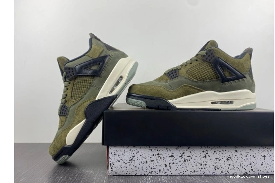 4 SE Jordan Medium Retro  FB9927-200  Olive FB9927-200  Craft  0319